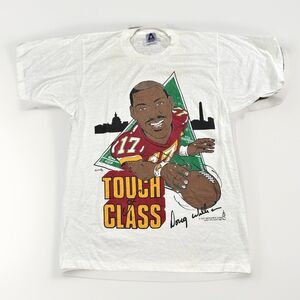 Vintage Doug Williams “Touch of Class” T-Shirt – Size L, Rare NFL Graphic Tee